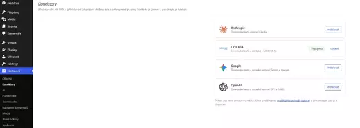 Instalace pluginu Zoner AI – konektor pro WordPress
