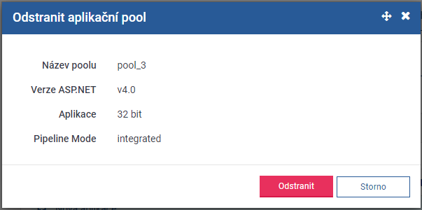 Odstranit pool